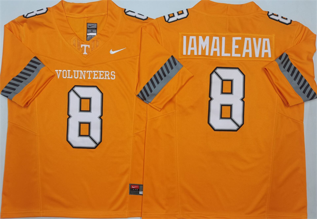 Men's Tennessee Volunteers #8 Nico Iamaleava Orange 2025 F.U.S.E. Stitched Jersey